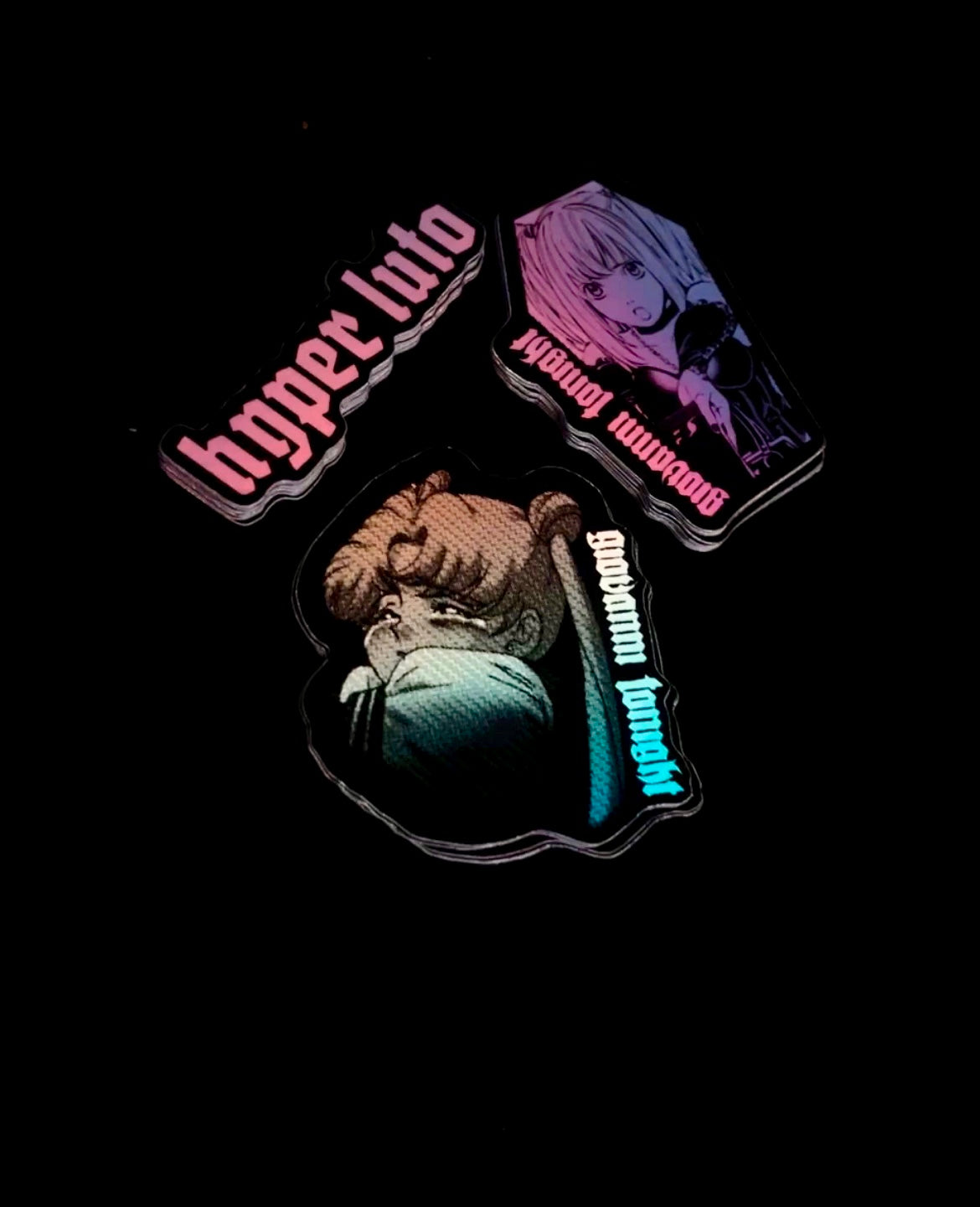 Pack de stickers holograficos
